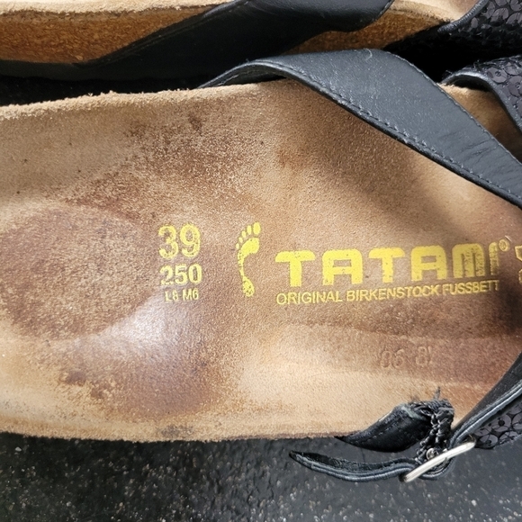 Birkenstock Tatumi Black 3 Strap Sandals - Picture 4 of 5
